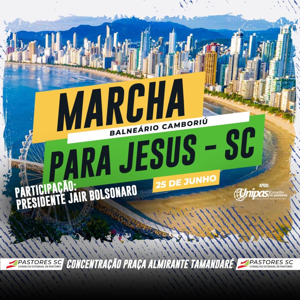 Marcha para Jesus vai movimentar Balneário Camboriú no próximo sábado