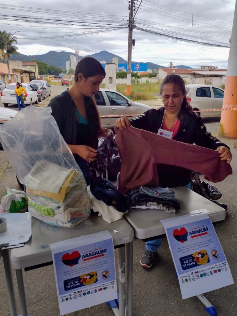 Campanha do Agasalho do Núcleo Solidário segue até 31 de julho em Camboriú