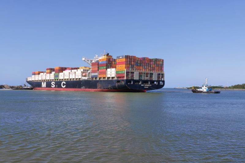 Porto de Itajaí registra milésima manobra na área da nova Bacia de Evolução