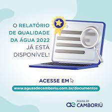 Águas de Camboriú divulga relatório anual da qualidade da água