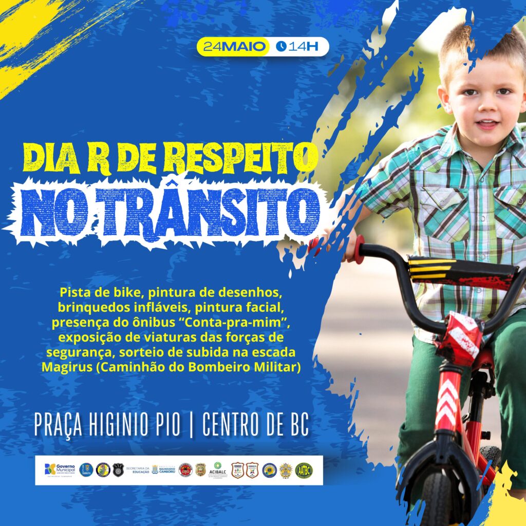 Dia R de Respeito no Trânsito movimenta Balneário Camboriú neste sábado