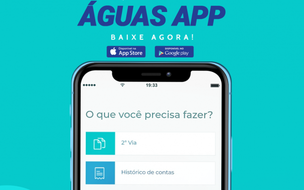 Cadastro atualizado é requisito para emissão da segunda via da fatura pelo APP e site da Águas de Camboriú