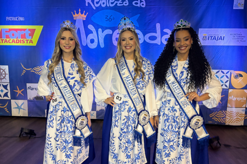 Concurso abre inscrições para escolha da realeza da Marejada 2026 em Itajaí