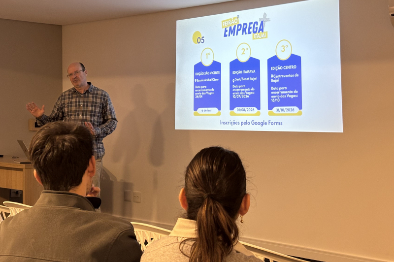 Conexão RH apresenta devolutiva das escutas empresariais e define próximos passos para empregabilidade em Itajaí