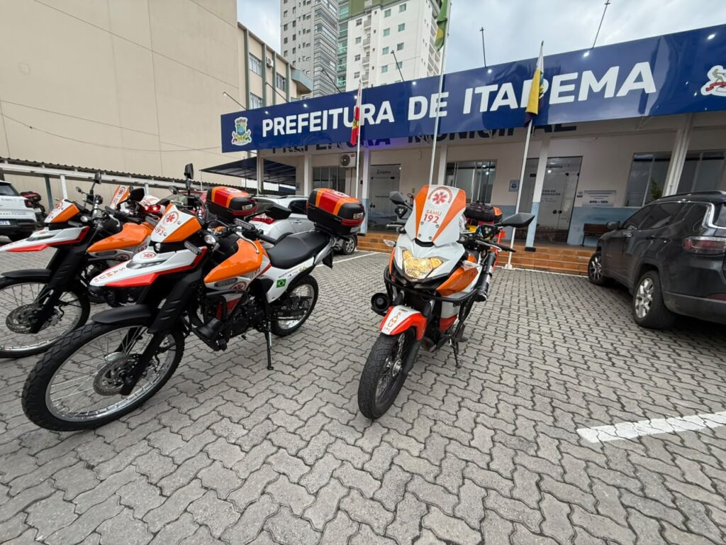 Itapema reforça SAMU com duas novas motolâncias avaliadas em R$ 80 mil